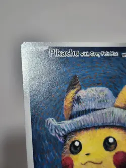 Pikachu with Grey Felt Hat Near Mint+ Van Gogh Promo NM 085 Pokemon 2023 - Image 3