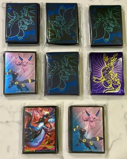 Sleeves New & Sealed Pokemon Phantasmal Flames CHARIZARD UPC LOT X8 PACKS - Image 1