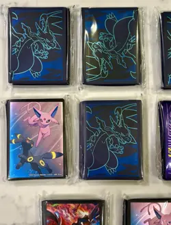 Sleeves New & Sealed Pokemon Phantasmal Flames CHARIZARD UPC LOT X8 PACKS - Image 2