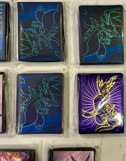 Sleeves New & Sealed Pokemon Phantasmal Flames CHARIZARD UPC LOT X8 PACKS - Image 3