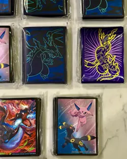 Sleeves New & Sealed Pokemon Phantasmal Flames CHARIZARD UPC LOT X8 PACKS - Image 4