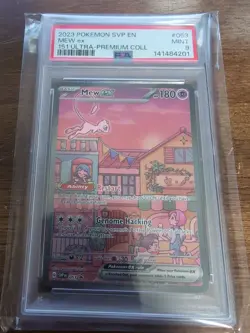Mew 053 Sealed Promo Scarlet & Violet 151 Pokemon PSA 9 - Image 1