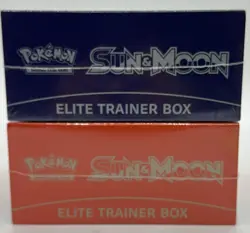 Lot of (2) Pokemon TCG Sun & Moon Base Elite Trainer Box ARTSET SEALED ETB - Image 4