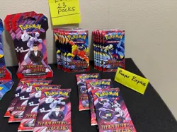 LOT OF 23 - Pokemon TCG Destined Rivals Sleeved Booster Packs Factory Sealed - Image 2