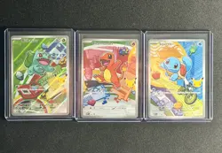 Pokemon TCG First Partner Illustration Collection Series 1 Kanto GEN 1 Set - Image 1