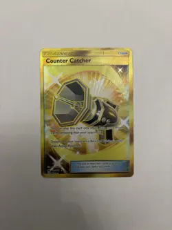 Counter Catcher - 120/111 - Pokemon Crimson Invasion Sun Moon Secret Card LP - Image 1