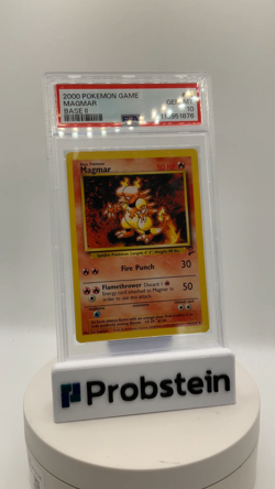 2000 Pokemon Game Base II #51 Magmar PSA 10 GEM MINT - Image 2