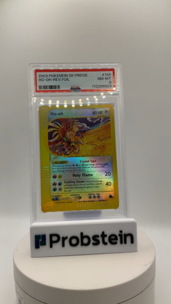 2003 Pokemon Skyridge #149 Ho-oh Reverse Foil PSA 8 NM-MT - Image 2