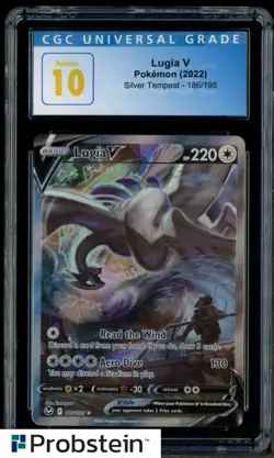 2022 Pokemon SWSH Silver Tempest #186 Lugia V CGC 10 PRISTINE - Image 1