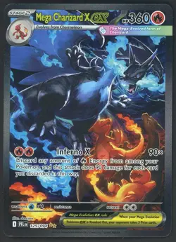 Pokemon TCG Phantasmal Flames Mega Charizard X ex 125/094 NEAR MINT NM SIR Holo - Image 1