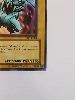 Blue-Eyes White Dragon LOB-001 The Legend of Blue Eyes White Dragon Unlimited - Image 4