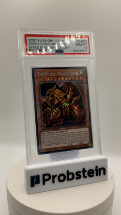 2020 Yu-Gi-Oh! Speed Duel Battle City #EN203 Winged Dragon of RA PSA 10 GEM MINT - Image 2