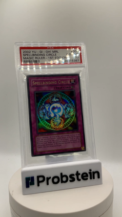 2002 YU-GI-OH! MRL-MAGIC RULER #006 SPELLBINDING CIRCLE 1ST EDITION PSA 10 - Image 2