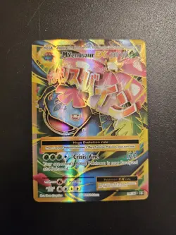 Mega Venusaur EX 100/108 Evolutions NM Full Art Ultra Rare Pokemon Card - Image 1