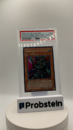 2003 YU-GI-OH! MFC-MAGICIAN'S FORCE #068 CHAOS COMMAND MAGICIAN 1ST ED. PSA 10 - Image 2