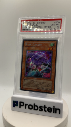 2003 YU-GI-OH! LOD-LEGACY OF DARKNESS #000 YATA-GARASU 1ST EDITION PSA 10 - Image 2