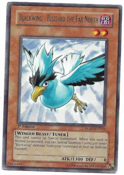 Blackwing - Blizzard the Far North [1st Edition] RGBT-EN010 YuGiOh Raging Battle - Image 1