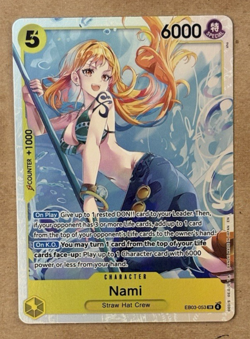 Nami Foil Heroines Edition Super Rare EB03-053 One Piece CCG - Image 2