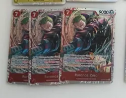 One Piece EB04-007 Zoro SR Mint x3 - Image 1