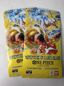 2 Booster Packs - One Piece Adventure On Kami's Island English Brand New Sealed - Image 1
