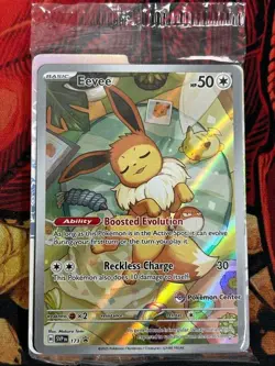 Eevee - 173 SVP Prismatic Evolutions ETB Pokemon Center Exclusive Promo SEALED - Image 1