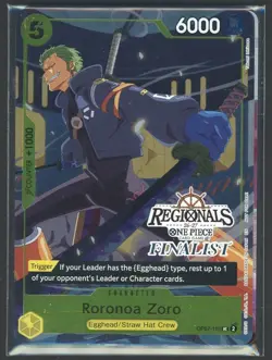 One Piece TCG Regional 2026 Finalist Roronoa Zoro OP07-113 Sealed - Image 1