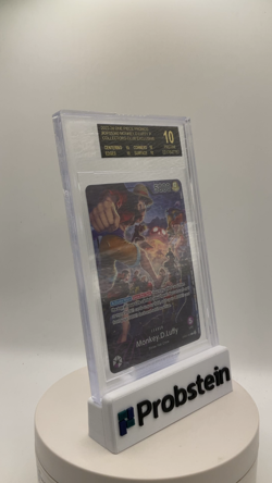 2025 One Piece Promos OP05060 Monkey D. Luffy Collecor's Club BGS 10 BLACK LABEL - Image 2