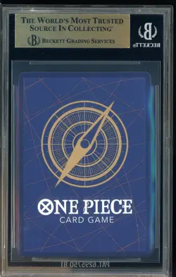 2025 One Piece The Azure Sea's Seven EN #OP14119 Dracule Mihawk Manga BGS 10 - Image 3
