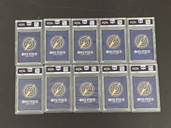 Lot of (10) PSA 10 Sequential One Piece English 1st Anniversary Set w/ Luffy - Image 2