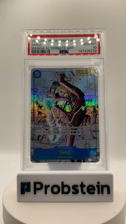 2025 One Piece PRB02 EN Manga Alternate Art #119 Sanji PSA 10 GEM MINT - Image 2
