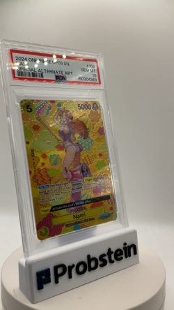 2024 One Piece OP09 EN Special Alternate Art #106 Nami PSA 10 GEM MINT - Image 2