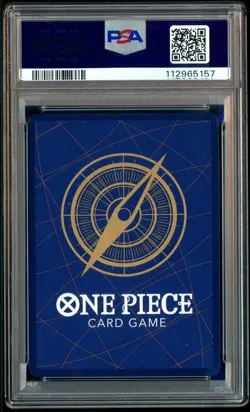 2025 ONE PIECE JPN OP11 MONKEY D LUFFY 3RD ANNIVERSARY SILVER OP05-119 PSA 10 - Image 3