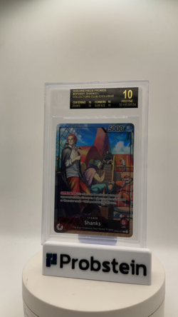 2025 One Piece Promos OP09001 Shanks L Collecor's Club BGS 10 BLACK LABEL - Image 2