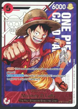 One Piece TCG Monkey D Luffy Treasure Pack ST21-014 - Image 1