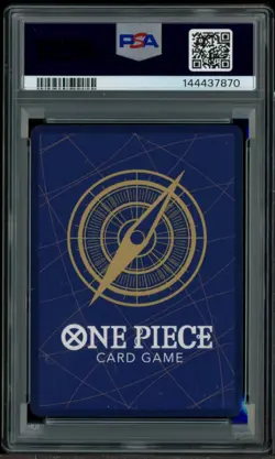 2024 One Piece EN Convention Exclusive Foil #043 Monkey D. Luffy PSA 10 GEM MINT - Image 3