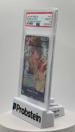 2025 One Piece EN Treasure Cup Top 64 #015 Monkey D. Luffy PSA 10 GEM MINT - Image 2