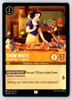 Snow White #24/204 Rise of the Floodborn Non-Foil Disney Lorcana - Image 1