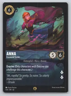 Disney Lorcana - Anna - Ensnared Sister 1/31 - Illumineer's Quest -z227 - Image 1