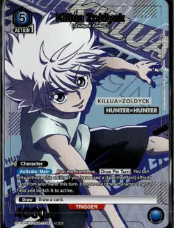Union Arena Killua Zoldyck Hunter x Hunter EX04BT/HTR-2-043 SR 1 Star - Image 1