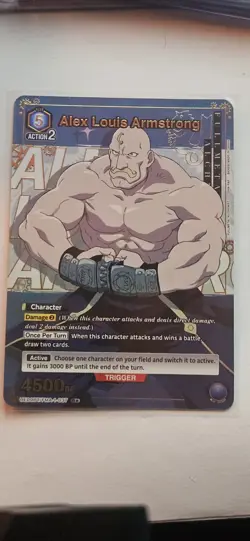 🔥 Alex Louis Armstrong Fullmetal Alchemist Union Arena UE09BT/FMA-1-037 R* - Image 1