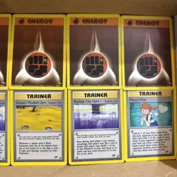 Pokemon TCG Vintage GYM Challenge Card Lot of 82 - Image 4