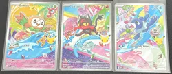 Rowlet, Litten, and Popplio First Partner Promos - MEP 043, 044, 045 Pokemon TCG - Image 1