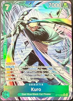 One Piece Card Game TCG Kuro OP15-025 Alt Art M/NM Condition - Image 1