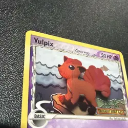 Pokemon Card- Vulpix Dragon Frontiers 2006 # 70/101 Reverse Holo Stamped - Image 3