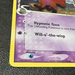 Pokemon Card- Vulpix Dragon Frontiers 2006 # 70/101 Reverse Holo Stamped - Image 4