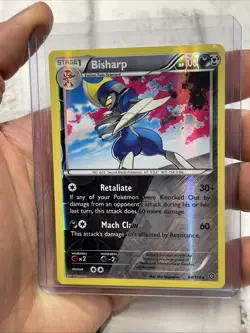 Pokemon Card Steam Siege Bisharp 64/114 Rare Reverse Holo NM Pokemon Nintendo - Image 1