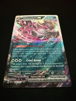 Fezandipiti ex 142/217 Ascended Heroes Double Rare Pokemon TCG Card NM - Image 3