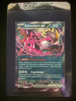 Fezandipiti ex 142/217 Ascended Heroes Double Rare Pokemon TCG Card NM - Image 5