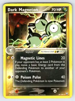 Dark Magneton 39/109 2004 EX Team Rocket Returns Pokemon Card TCG Uncommon - Mp - Image 1