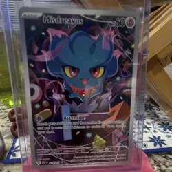 Pokemon Misdreavus 233/217 Basic 60 HP Ghost Pokemon TCG Card Standard Size - Image 1
